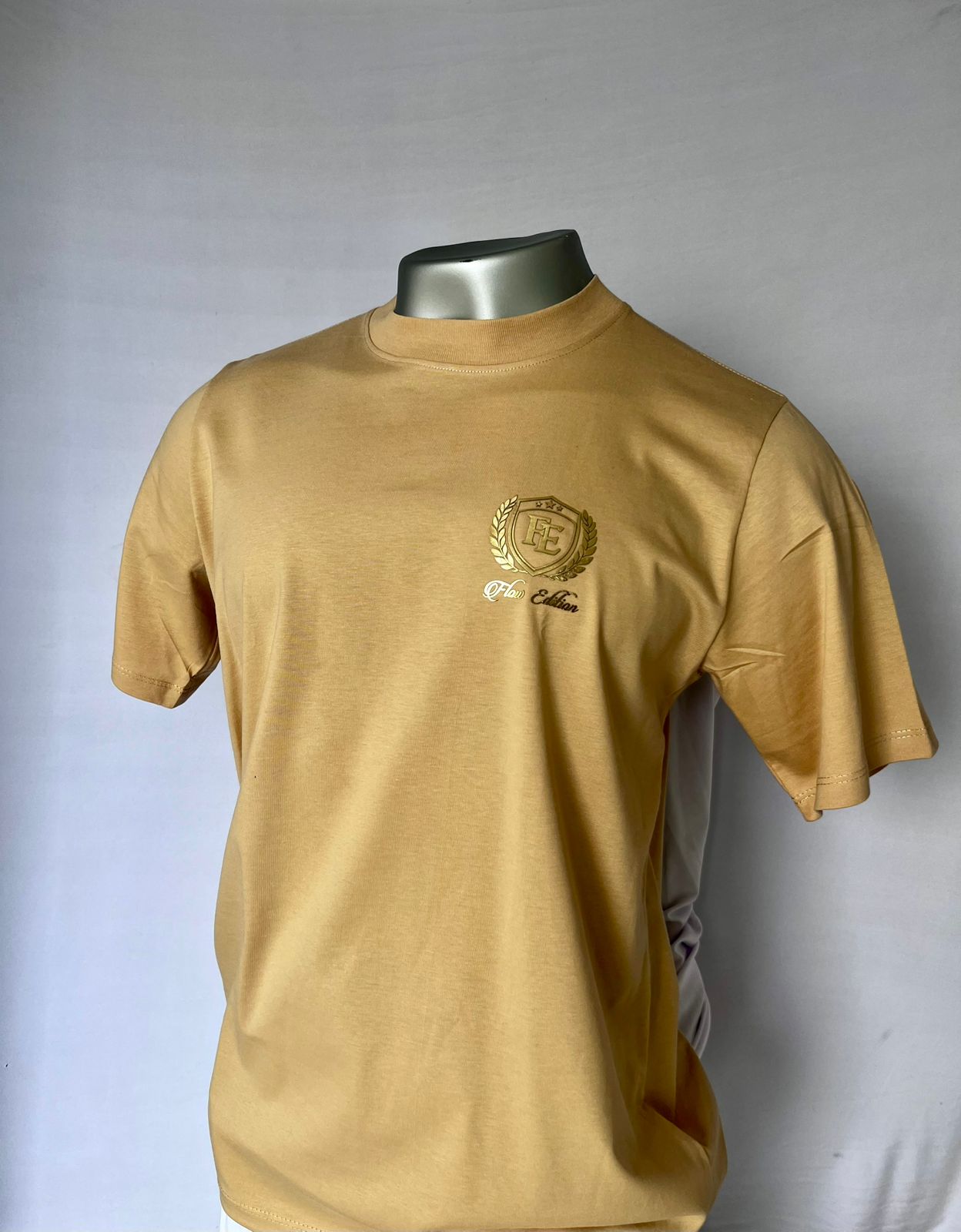 Camiseta verde premium Flow Edition — vista frontal